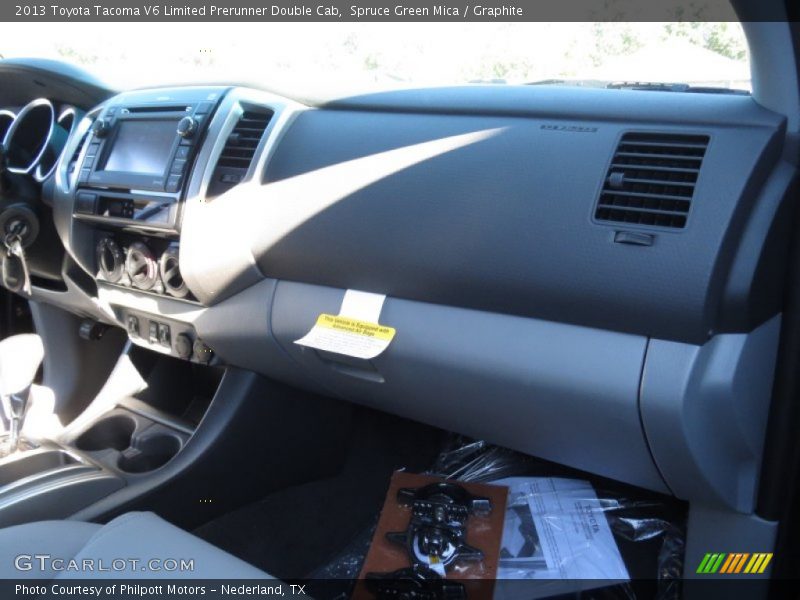 Spruce Green Mica / Graphite 2013 Toyota Tacoma V6 Limited Prerunner Double Cab