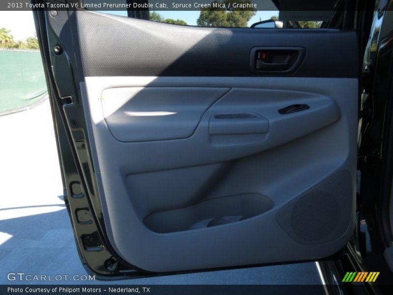 Spruce Green Mica / Graphite 2013 Toyota Tacoma V6 Limited Prerunner Double Cab