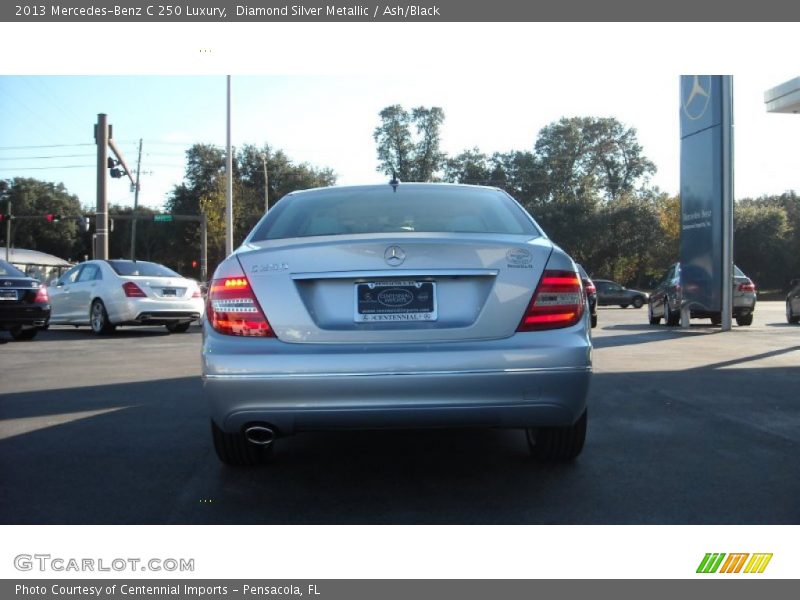 Diamond Silver Metallic / Ash/Black 2013 Mercedes-Benz C 250 Luxury