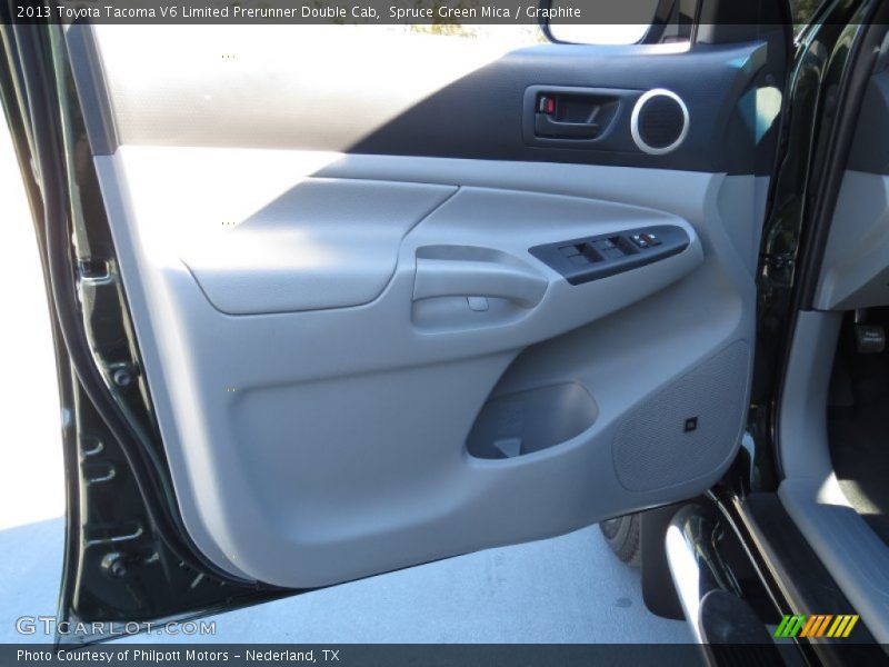 Spruce Green Mica / Graphite 2013 Toyota Tacoma V6 Limited Prerunner Double Cab