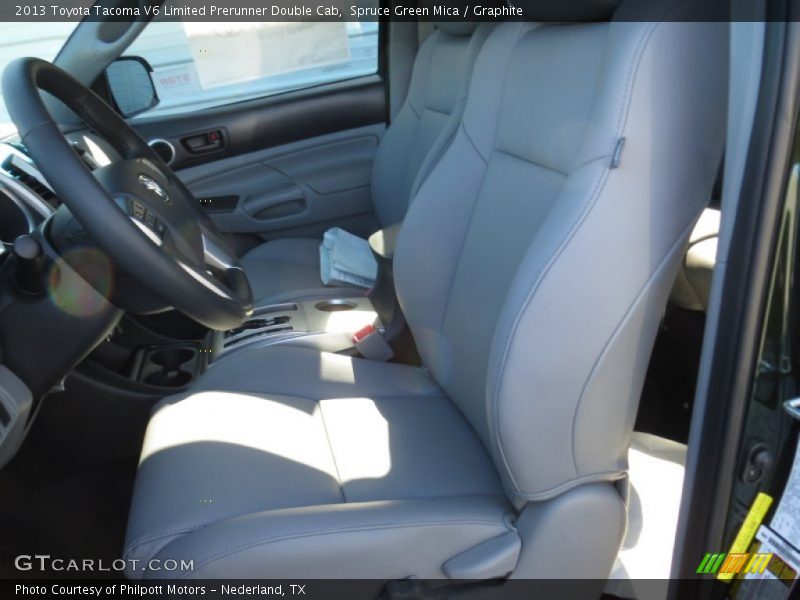 Spruce Green Mica / Graphite 2013 Toyota Tacoma V6 Limited Prerunner Double Cab