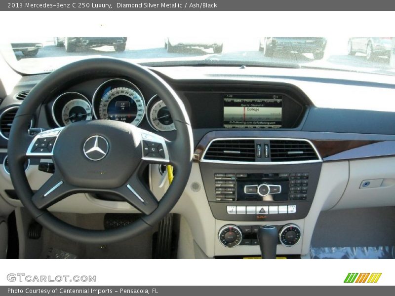 Diamond Silver Metallic / Ash/Black 2013 Mercedes-Benz C 250 Luxury