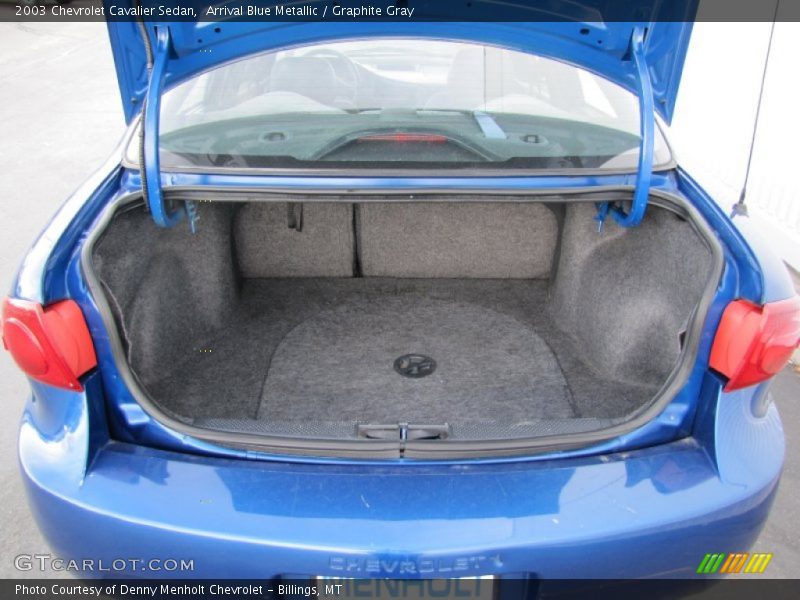 Arrival Blue Metallic / Graphite Gray 2003 Chevrolet Cavalier Sedan