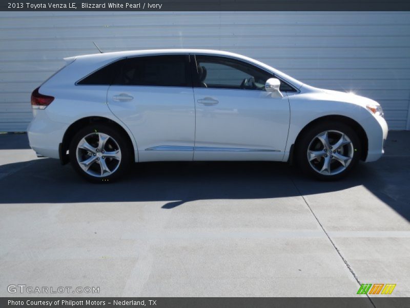 Blizzard White Pearl / Ivory 2013 Toyota Venza LE