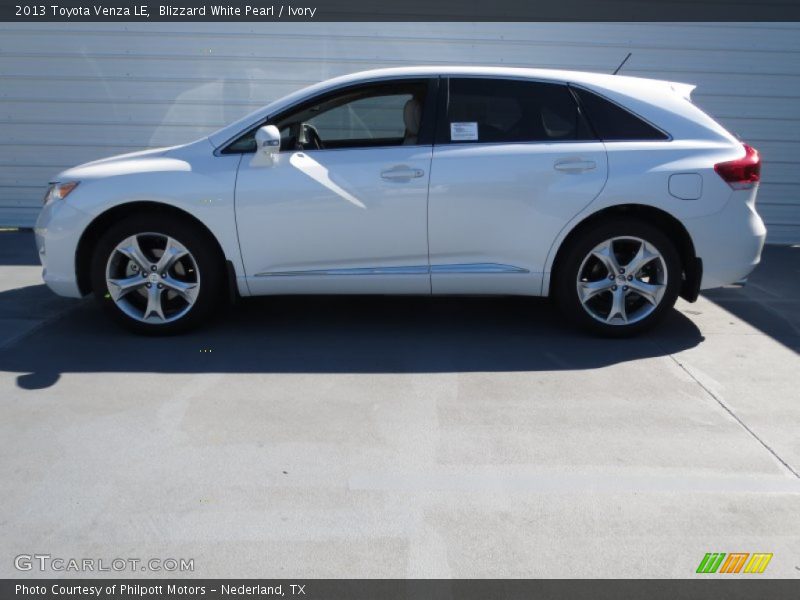 Blizzard White Pearl / Ivory 2013 Toyota Venza LE