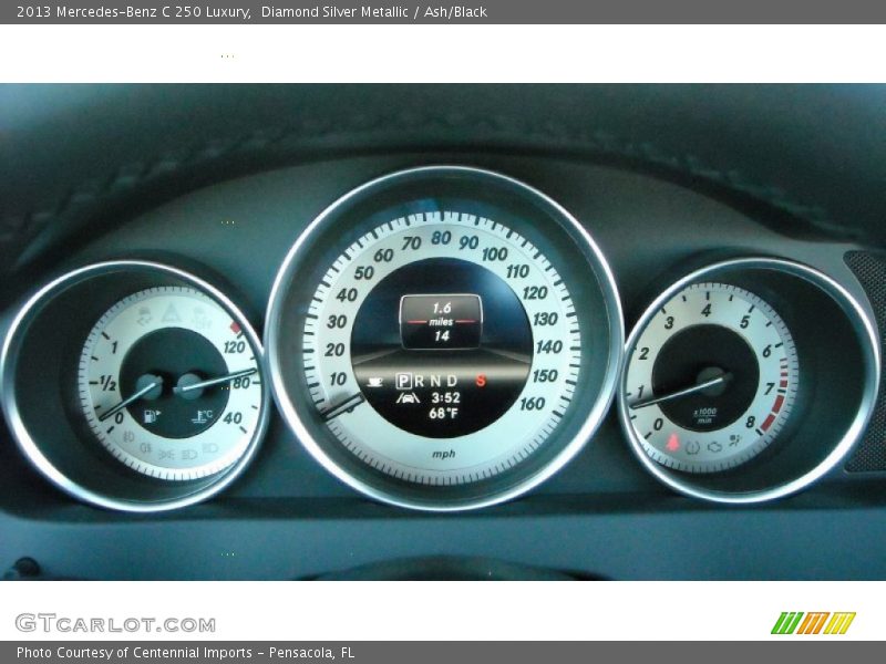 Diamond Silver Metallic / Ash/Black 2013 Mercedes-Benz C 250 Luxury