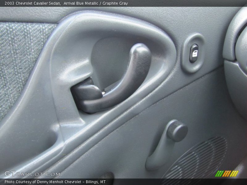 Arrival Blue Metallic / Graphite Gray 2003 Chevrolet Cavalier Sedan