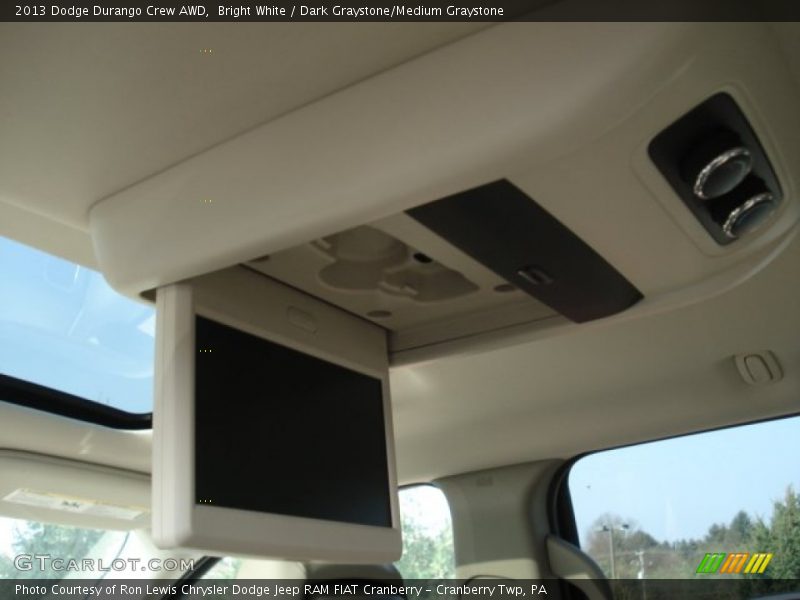 Bright White / Dark Graystone/Medium Graystone 2013 Dodge Durango Crew AWD