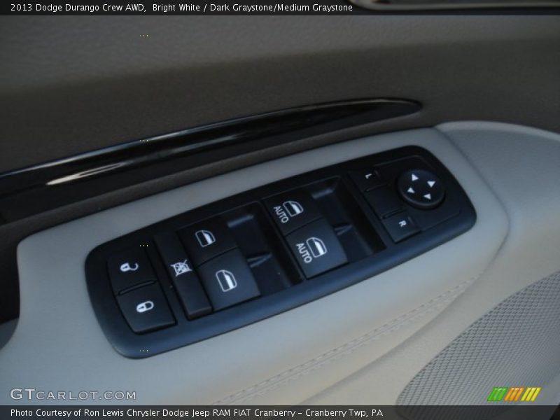 Bright White / Dark Graystone/Medium Graystone 2013 Dodge Durango Crew AWD