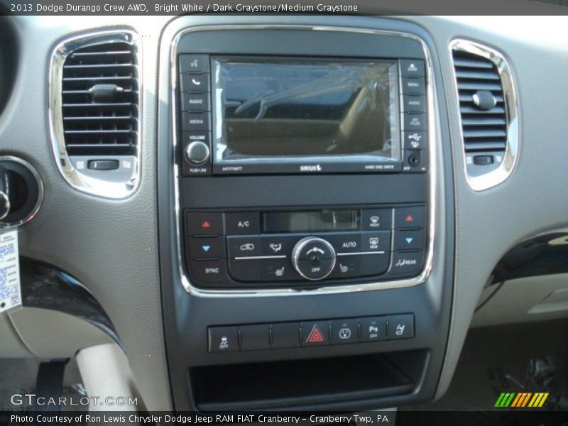 Controls of 2013 Durango Crew AWD