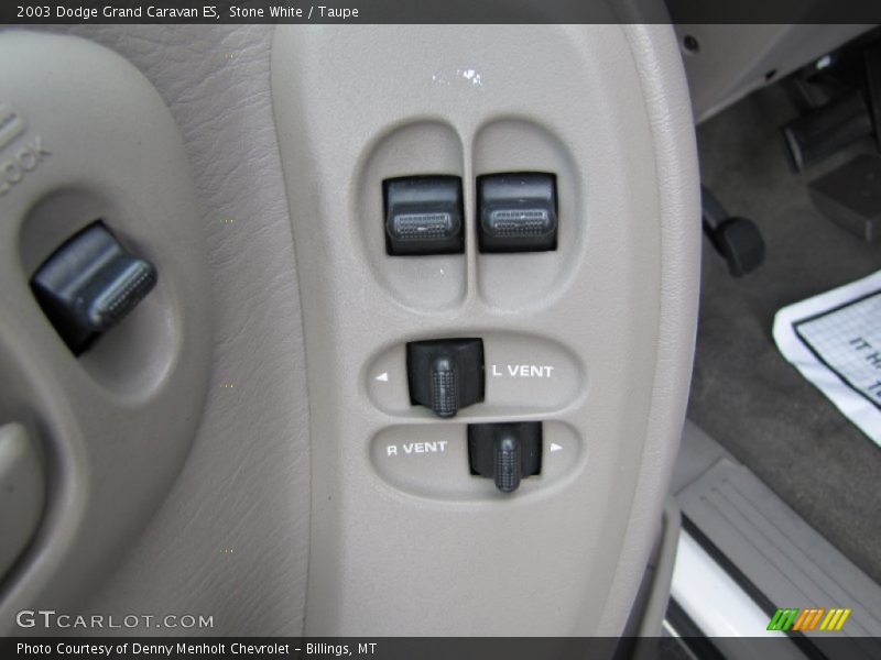 Stone White / Taupe 2003 Dodge Grand Caravan ES