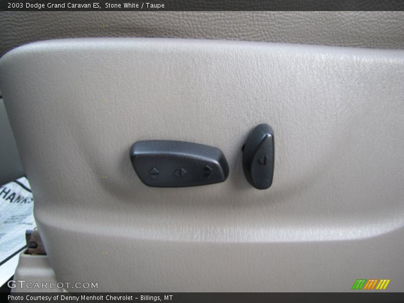 Stone White / Taupe 2003 Dodge Grand Caravan ES
