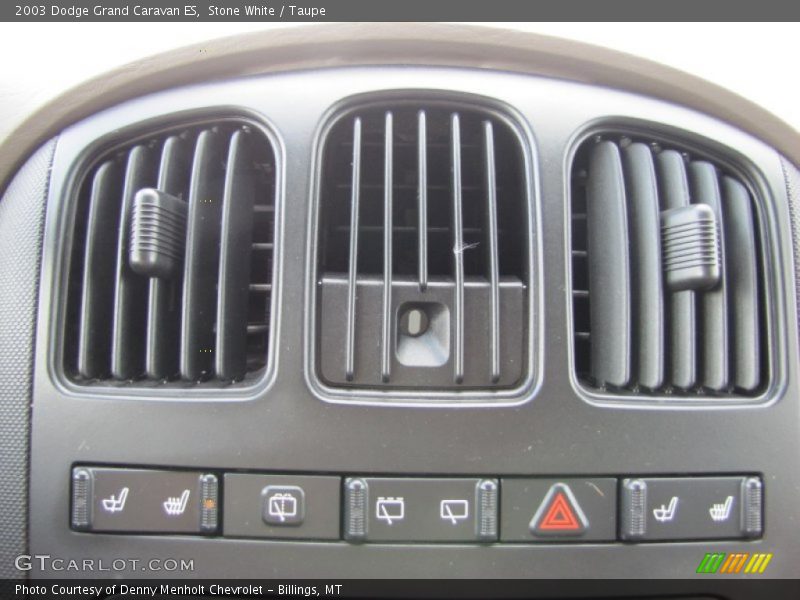 Stone White / Taupe 2003 Dodge Grand Caravan ES