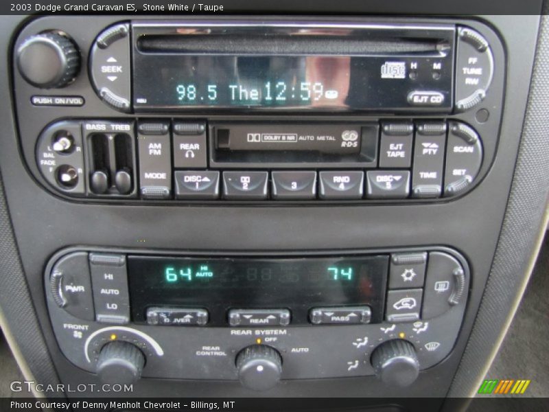 Stone White / Taupe 2003 Dodge Grand Caravan ES