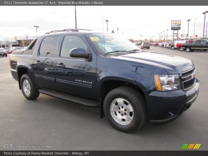 Imperial Blue Metallic / Ebony 2011 Chevrolet Avalanche LT 4x4