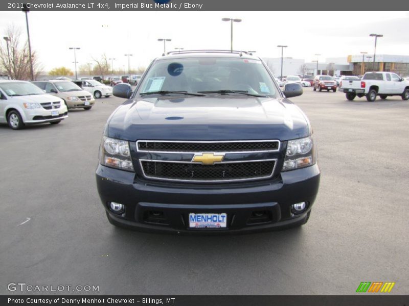 Imperial Blue Metallic / Ebony 2011 Chevrolet Avalanche LT 4x4