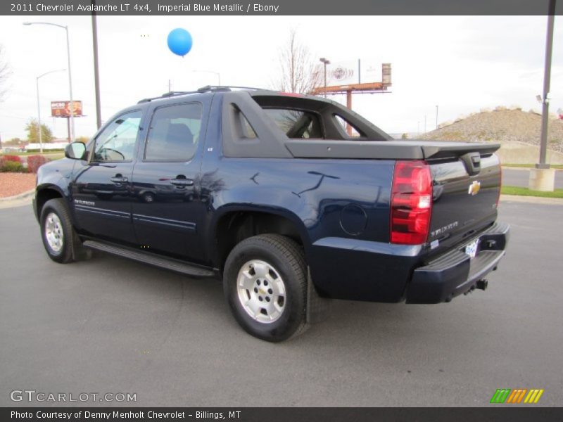 Imperial Blue Metallic / Ebony 2011 Chevrolet Avalanche LT 4x4