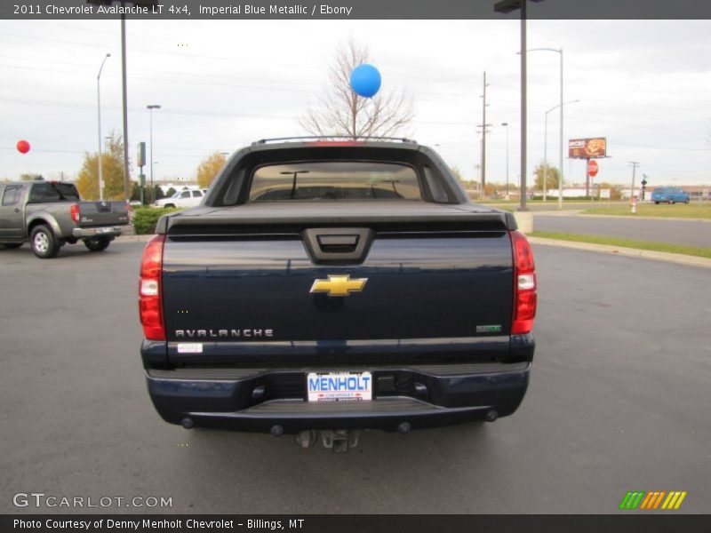 Imperial Blue Metallic / Ebony 2011 Chevrolet Avalanche LT 4x4
