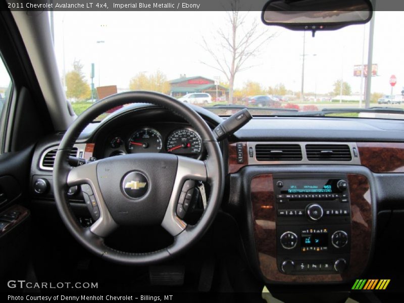 Imperial Blue Metallic / Ebony 2011 Chevrolet Avalanche LT 4x4