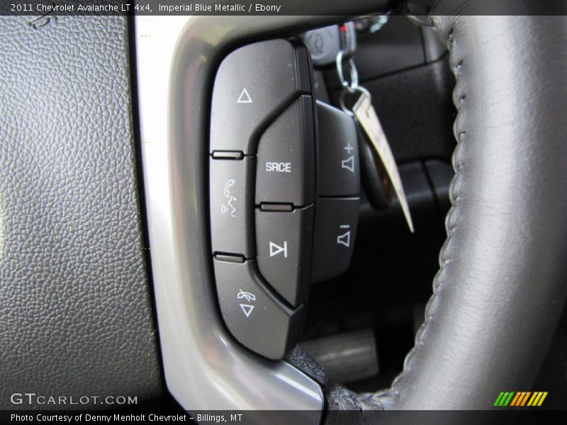Imperial Blue Metallic / Ebony 2011 Chevrolet Avalanche LT 4x4