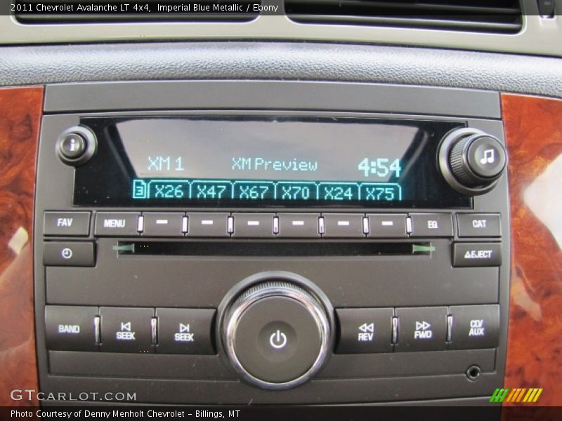 Imperial Blue Metallic / Ebony 2011 Chevrolet Avalanche LT 4x4