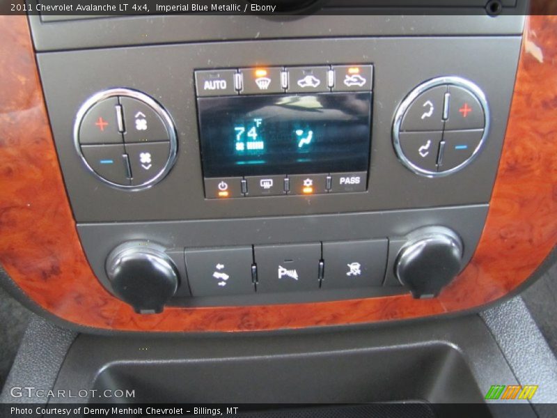Imperial Blue Metallic / Ebony 2011 Chevrolet Avalanche LT 4x4