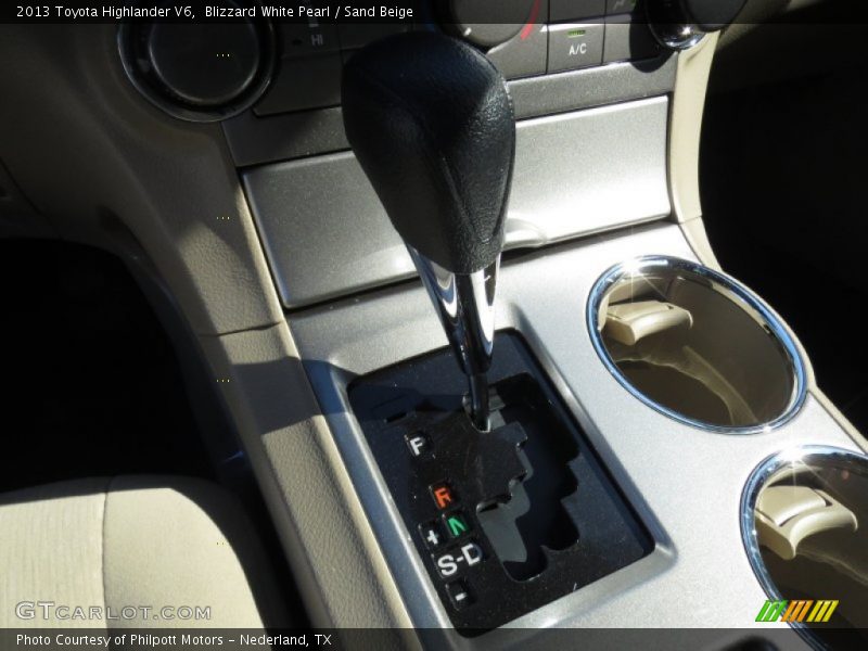 Blizzard White Pearl / Sand Beige 2013 Toyota Highlander V6