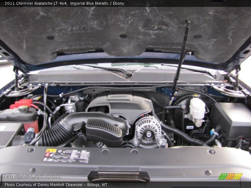 Imperial Blue Metallic / Ebony 2011 Chevrolet Avalanche LT 4x4