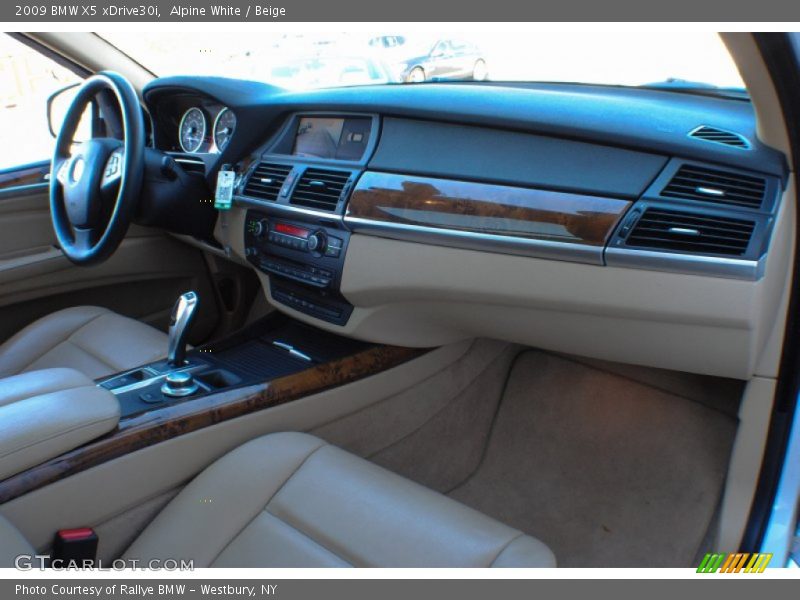 Alpine White / Beige 2009 BMW X5 xDrive30i