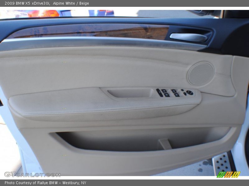 Alpine White / Beige 2009 BMW X5 xDrive30i
