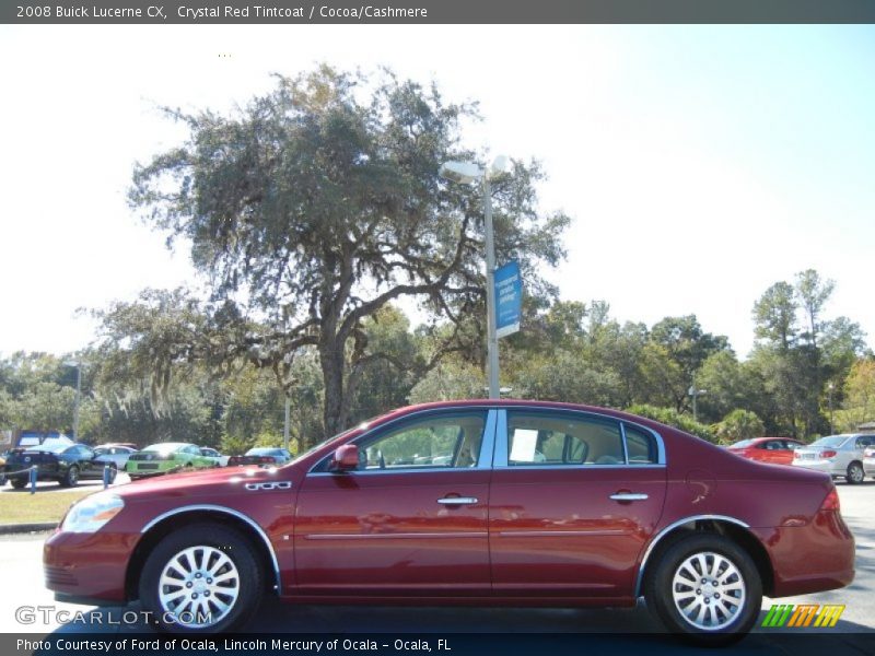 Crystal Red Tintcoat / Cocoa/Cashmere 2008 Buick Lucerne CX