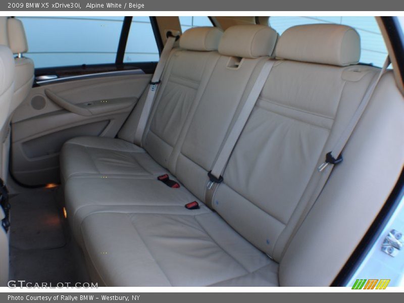 Alpine White / Beige 2009 BMW X5 xDrive30i