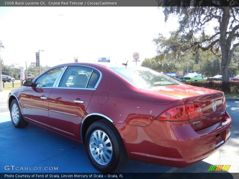 Crystal Red Tintcoat / Cocoa/Cashmere 2008 Buick Lucerne CX