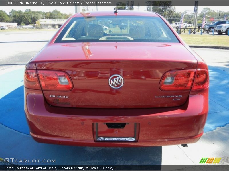 Crystal Red Tintcoat / Cocoa/Cashmere 2008 Buick Lucerne CX
