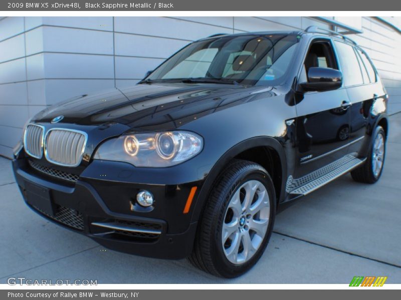 Black Sapphire Metallic / Black 2009 BMW X5 xDrive48i