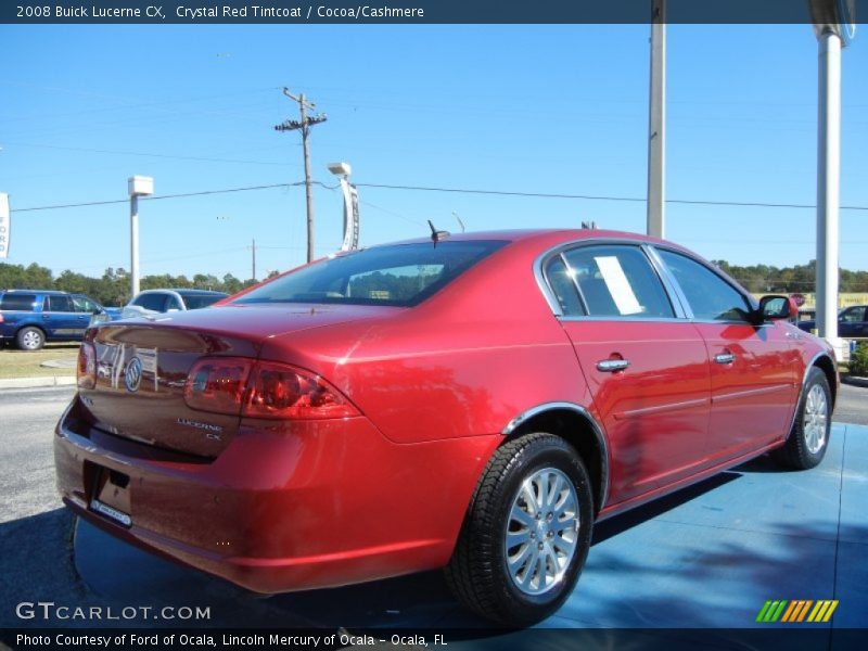 Crystal Red Tintcoat / Cocoa/Cashmere 2008 Buick Lucerne CX