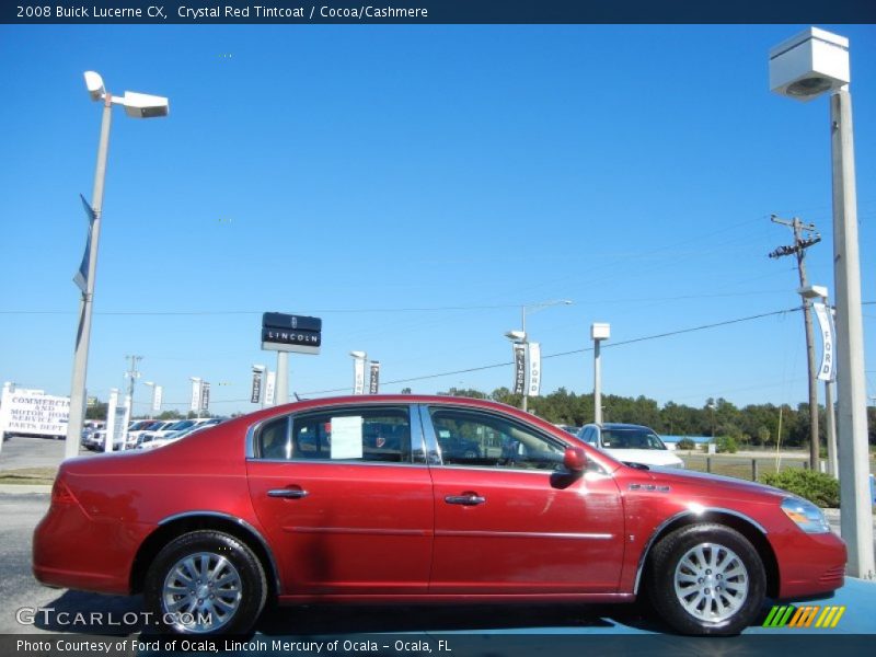 Crystal Red Tintcoat / Cocoa/Cashmere 2008 Buick Lucerne CX