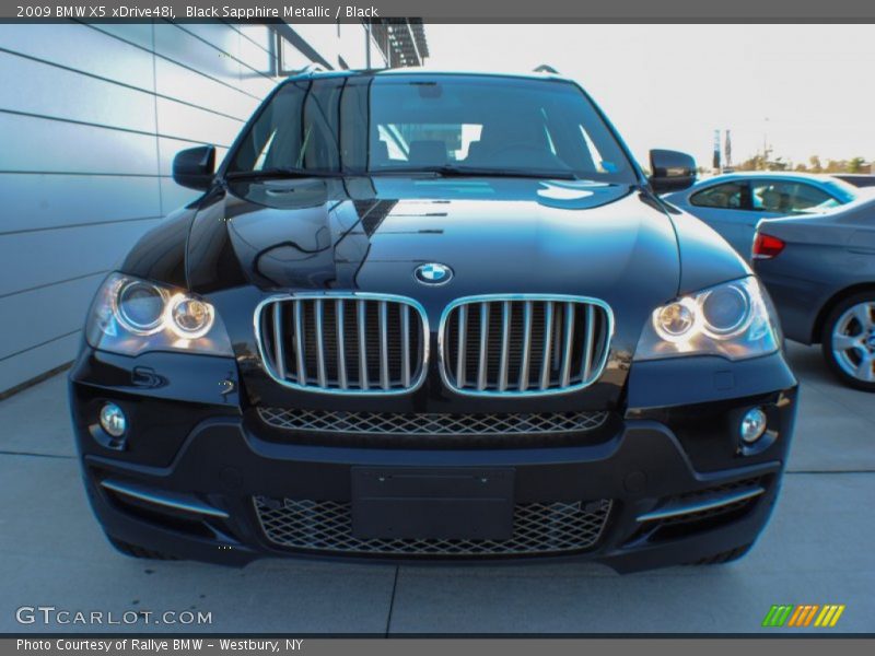 Black Sapphire Metallic / Black 2009 BMW X5 xDrive48i