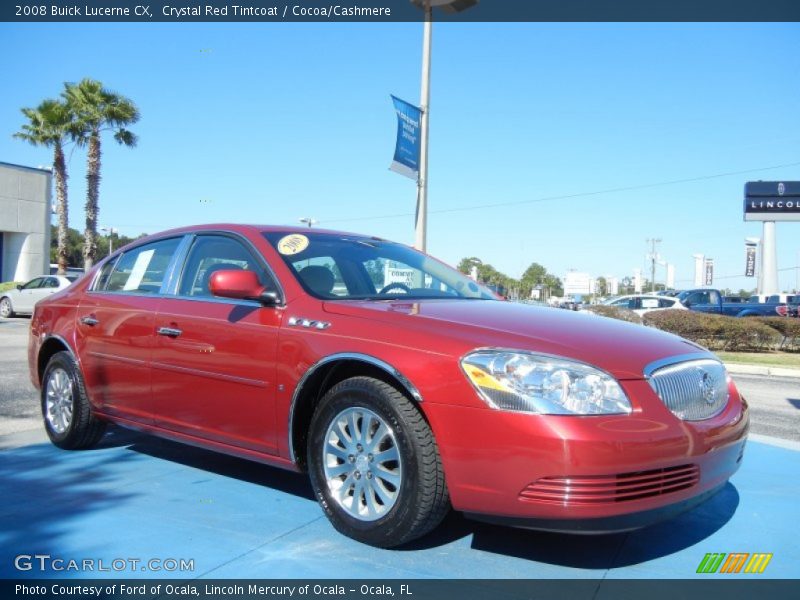 Crystal Red Tintcoat / Cocoa/Cashmere 2008 Buick Lucerne CX