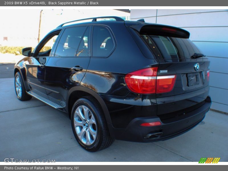 Black Sapphire Metallic / Black 2009 BMW X5 xDrive48i