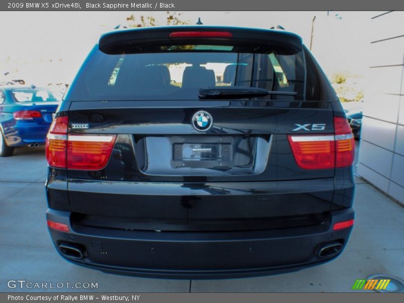 Black Sapphire Metallic / Black 2009 BMW X5 xDrive48i