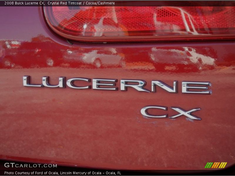 Crystal Red Tintcoat / Cocoa/Cashmere 2008 Buick Lucerne CX