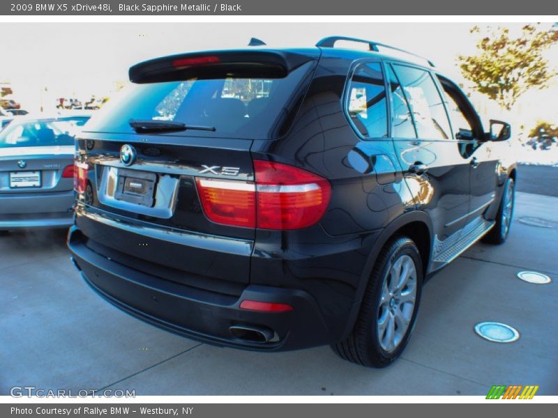 Black Sapphire Metallic / Black 2009 BMW X5 xDrive48i