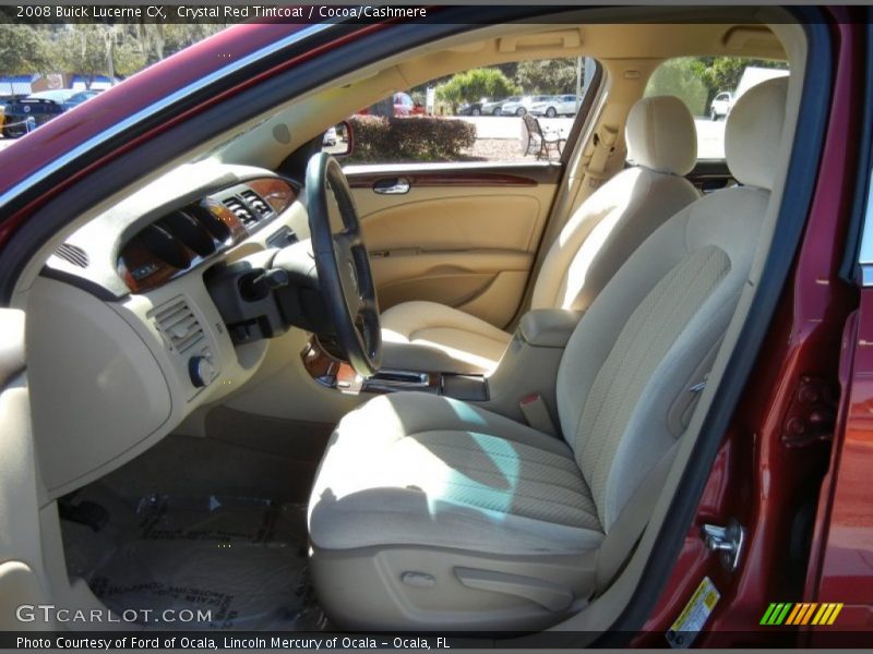 Crystal Red Tintcoat / Cocoa/Cashmere 2008 Buick Lucerne CX