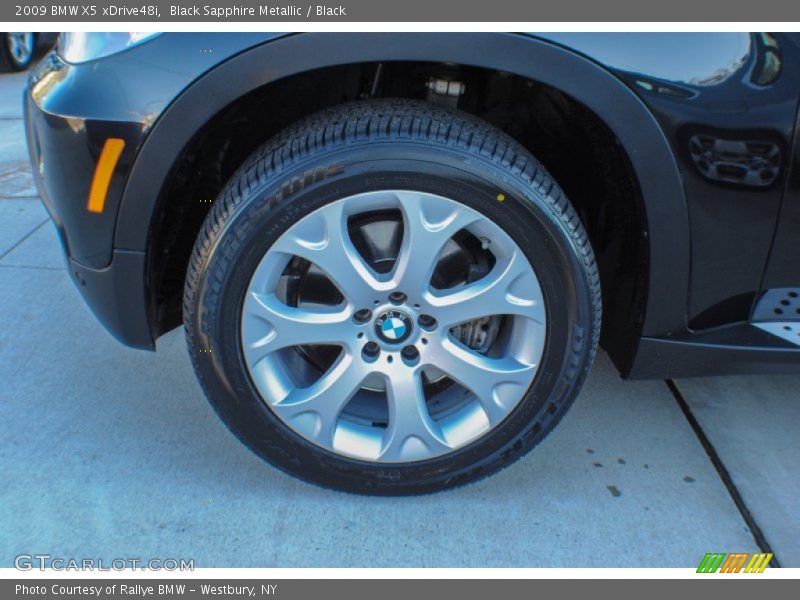 Black Sapphire Metallic / Black 2009 BMW X5 xDrive48i