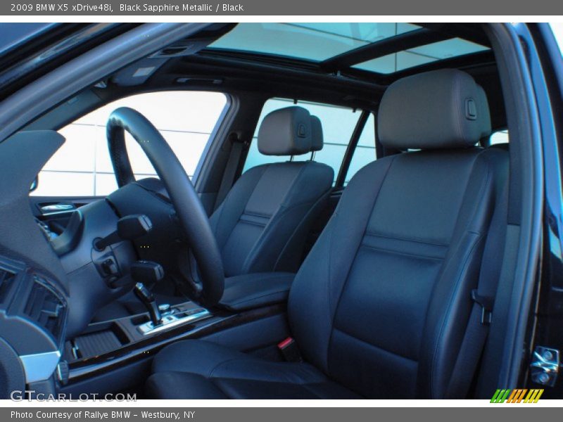 Black Sapphire Metallic / Black 2009 BMW X5 xDrive48i