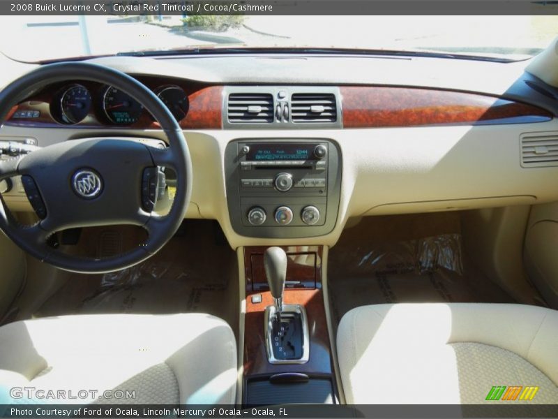 Crystal Red Tintcoat / Cocoa/Cashmere 2008 Buick Lucerne CX