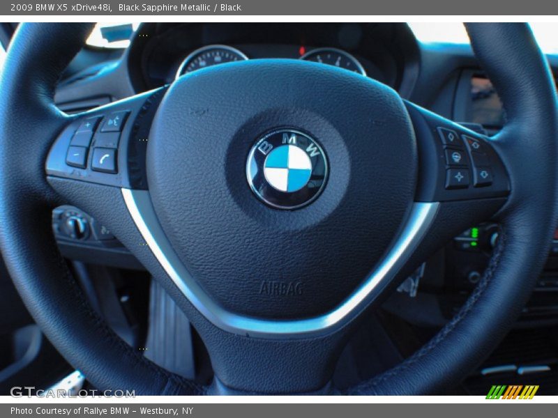 Black Sapphire Metallic / Black 2009 BMW X5 xDrive48i