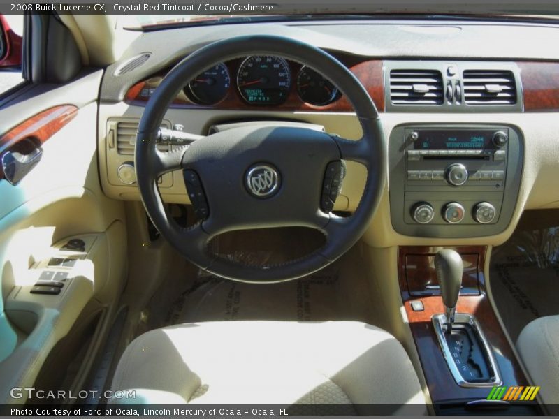 Crystal Red Tintcoat / Cocoa/Cashmere 2008 Buick Lucerne CX