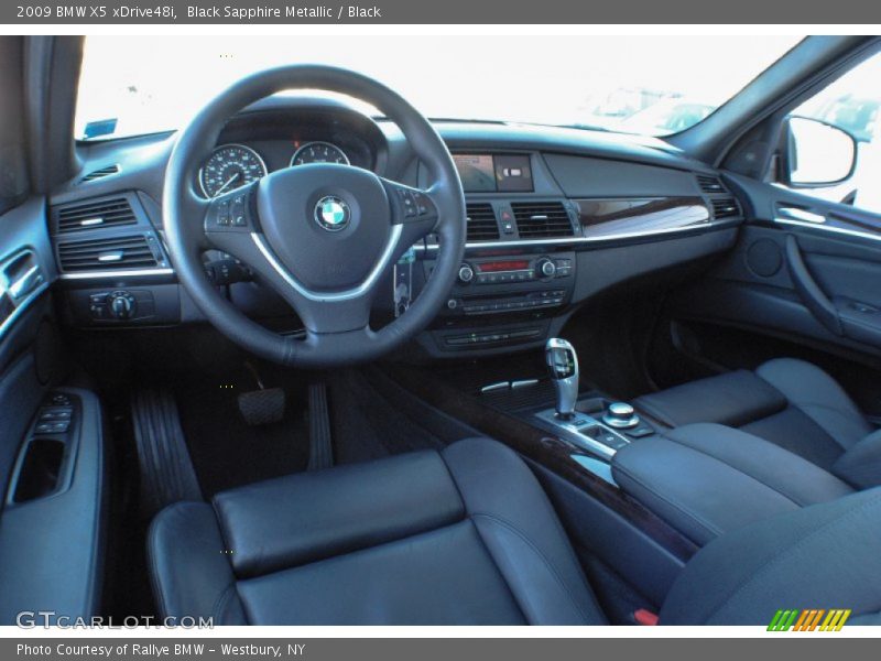 Black Sapphire Metallic / Black 2009 BMW X5 xDrive48i